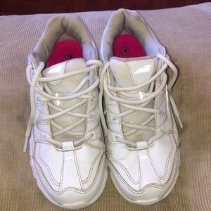Avia Kids White Sneakers with Pink Interior